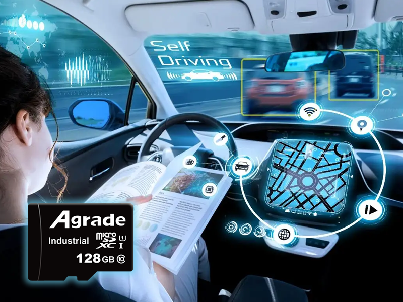 Agrade睿達(dá)工業(yè)級(jí)Micro SD（TF）卡為智能駕駛提供可靠的數(shù)據(jù)保證