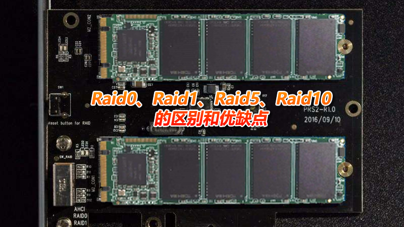 Raid0、Raid1、Raid5、Raid10的區別和優缺點