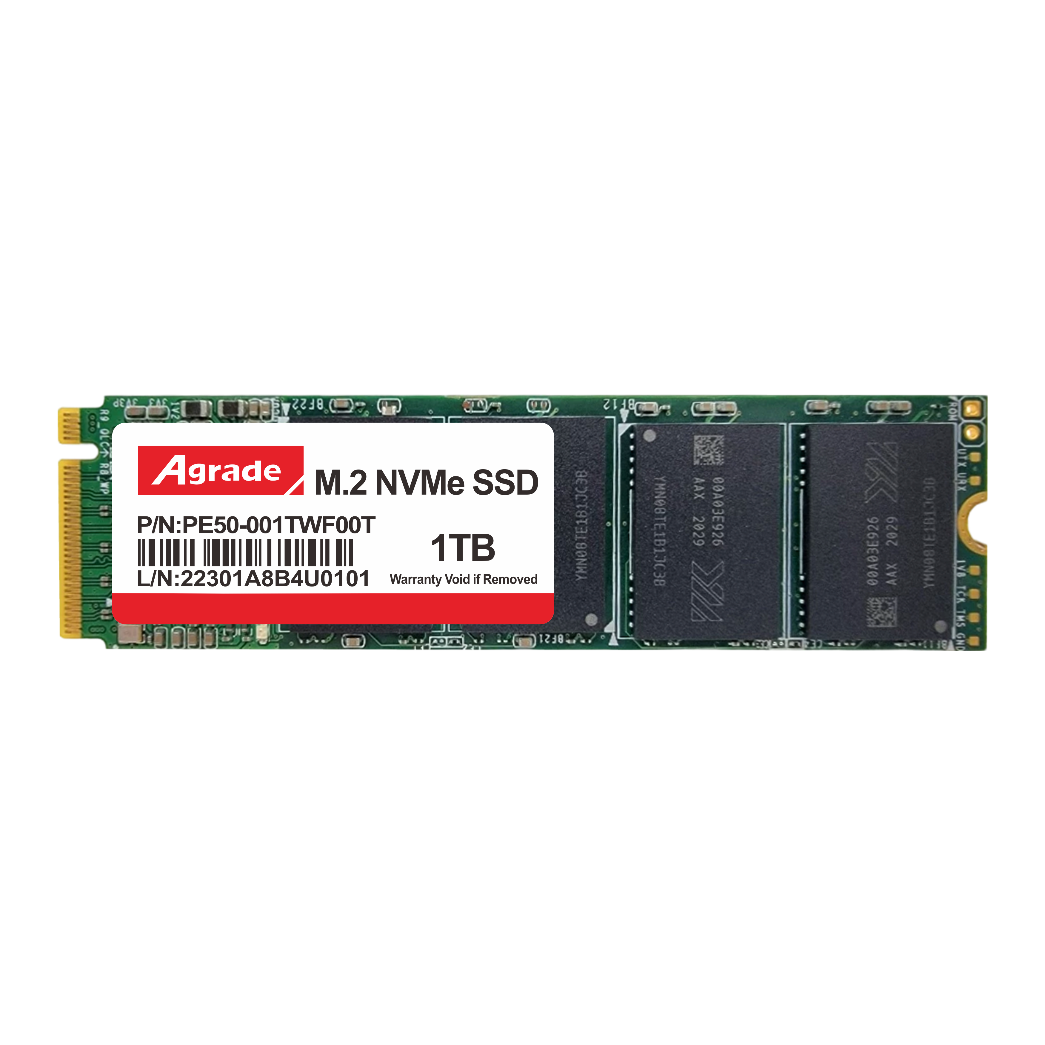 工業級M.2 NVMe SSD PE50